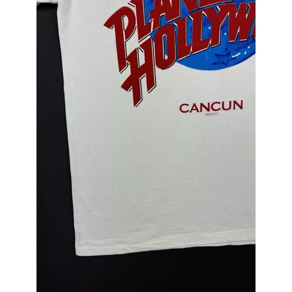 Vintage 90s Planey Hollywood Cancun Mexico Promo Restaurant Food Snack Large - Picture 7 of 11